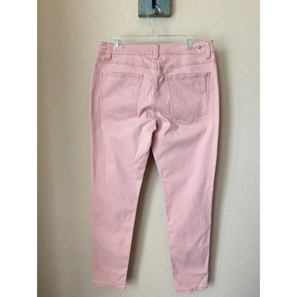 CAbi Women's Size 12 Nectar Pink Curvy Skinny Jeans, Style #230 - Picture 4 of 4